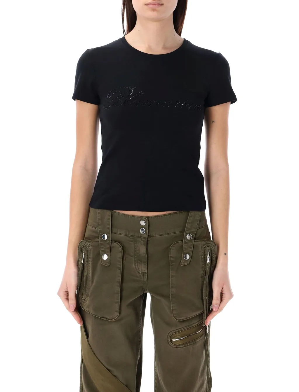 Logo Embellished Crewneck T-Shirt