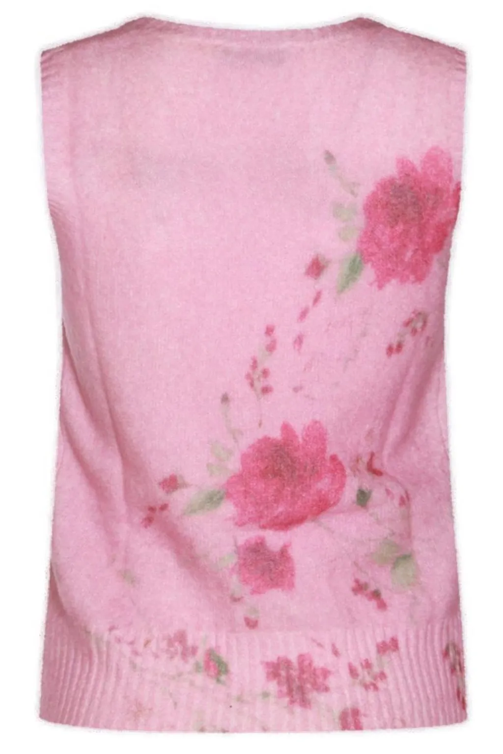 Rose Printed Knitted Top