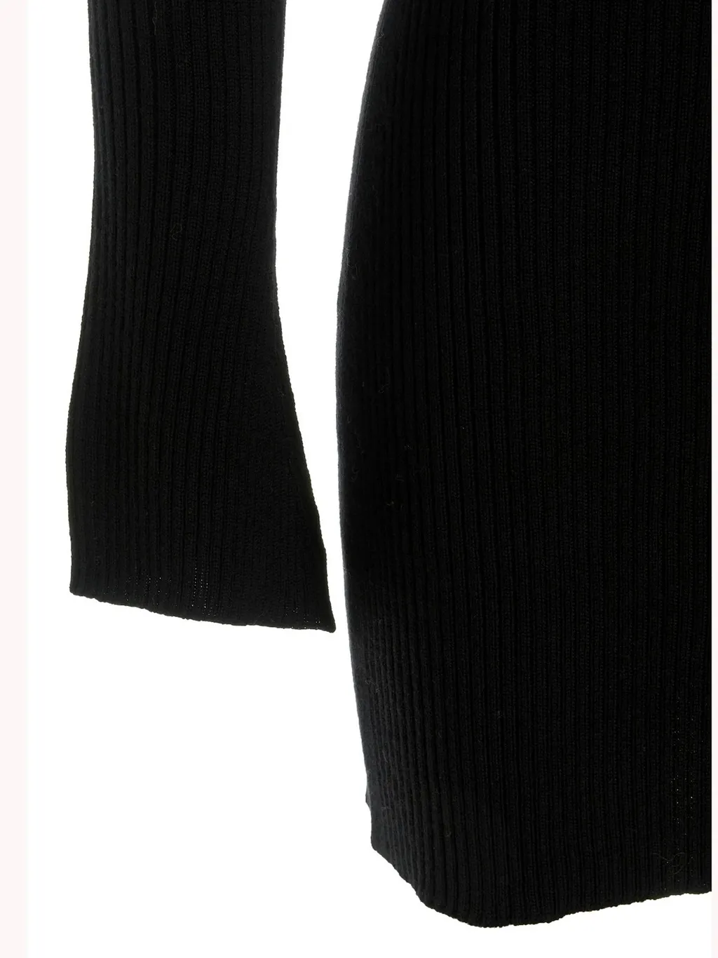 Rose Detailed Long Sleeve Dress