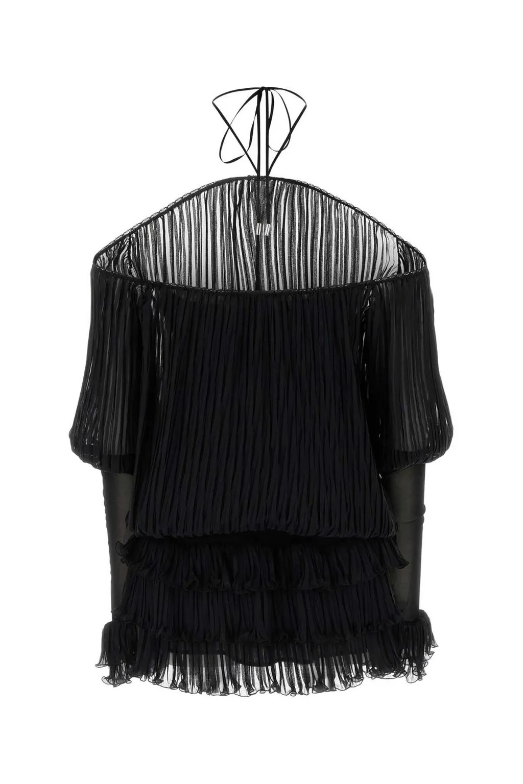 Chiffon Pleated Dress