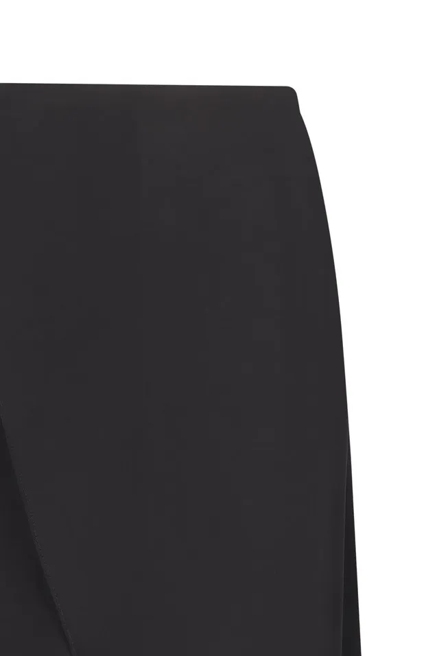 High Waist Wrap-Detail Trousers