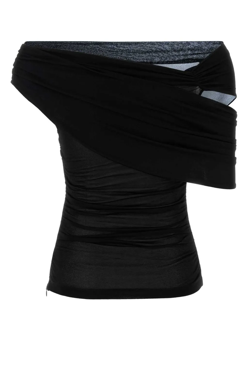 Off-Shoulder Knitted Top