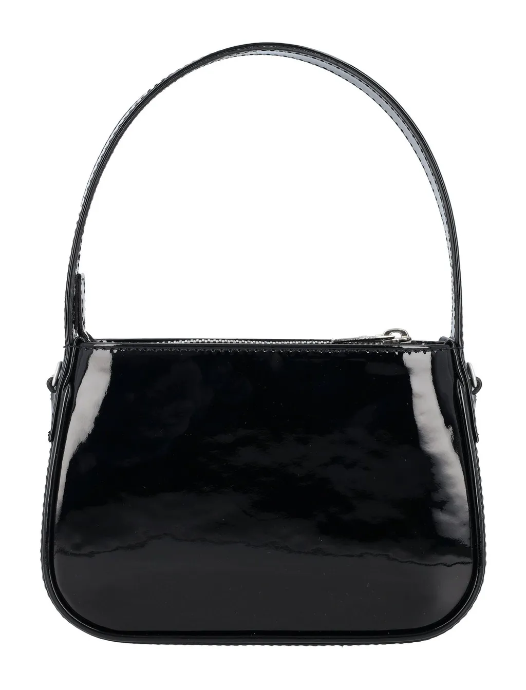 Logo Embellished Zipped Tote Bag