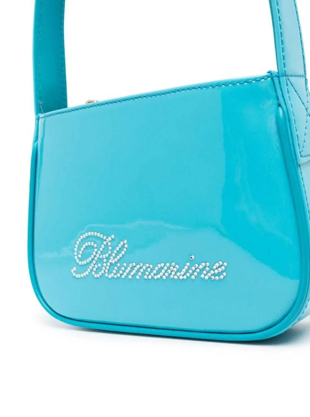 Logo Embellished Shoulder Bag