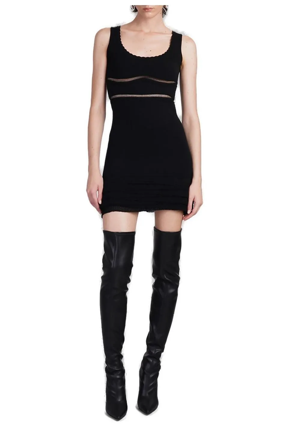 Sleeveless Jersey Mini Dress