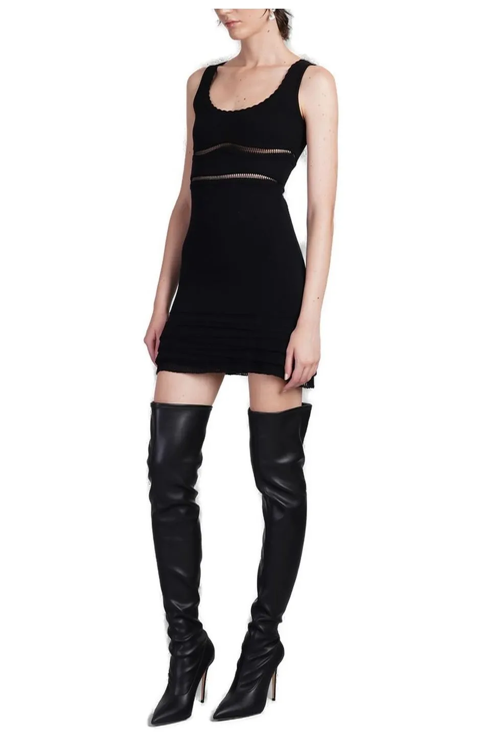 Sleeveless Jersey Mini Dress