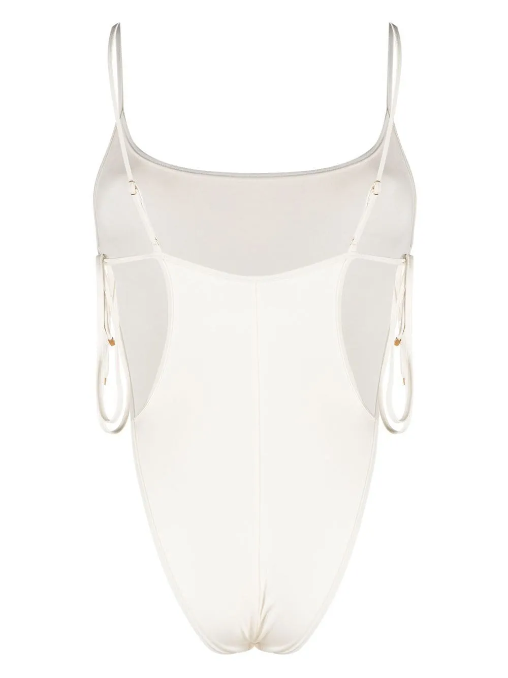 Logo Embellished One-Piece Swimsuit