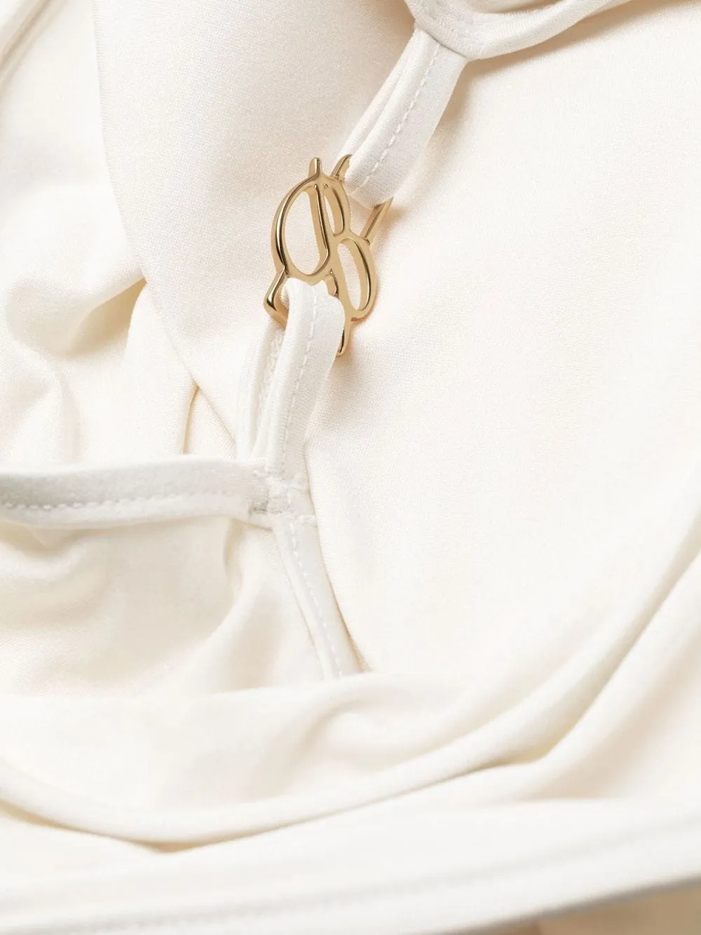 Logo Embellished One-Piece Swimsuit