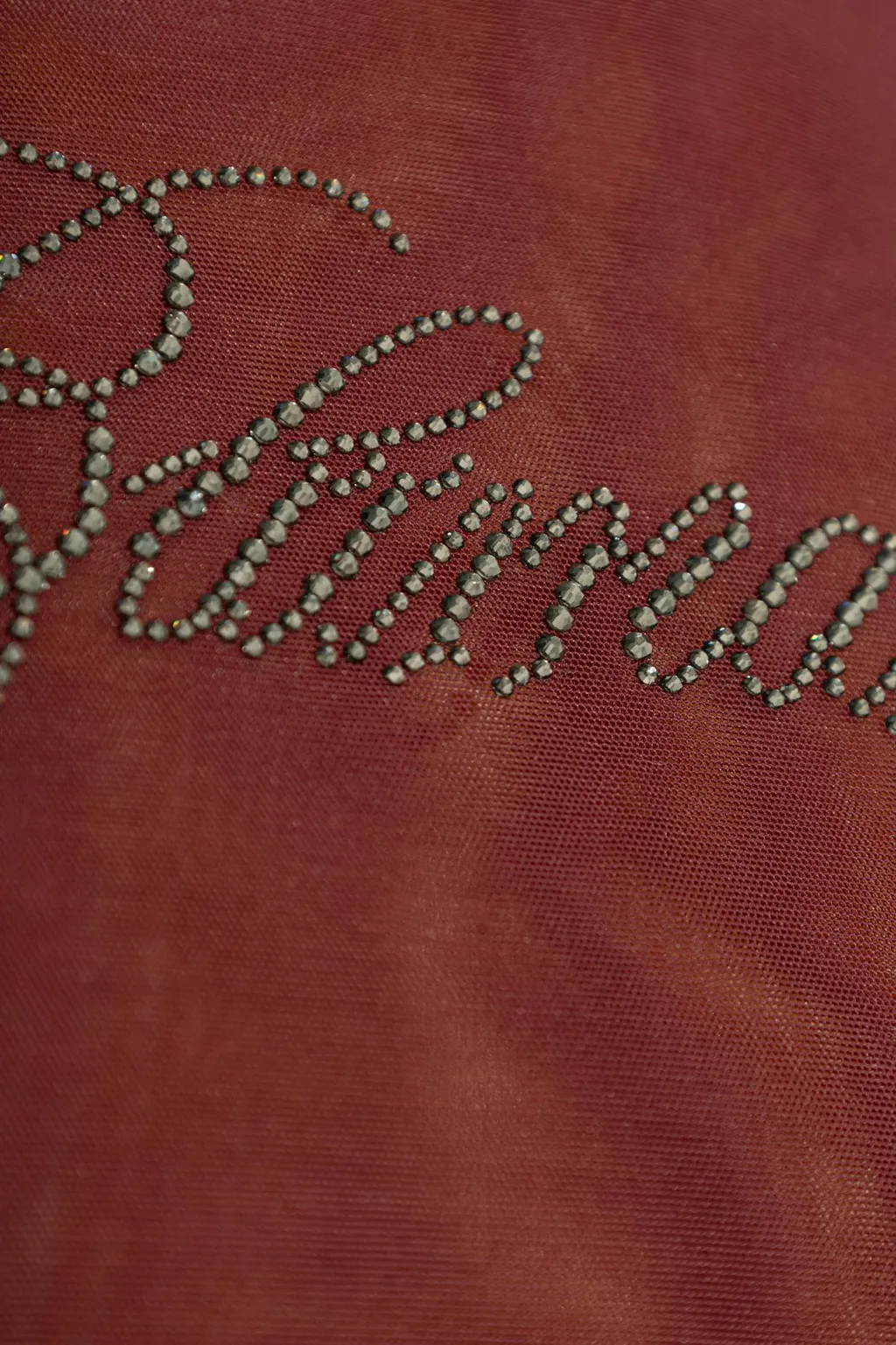 Embellished Embroidery Tulle T-Shirt