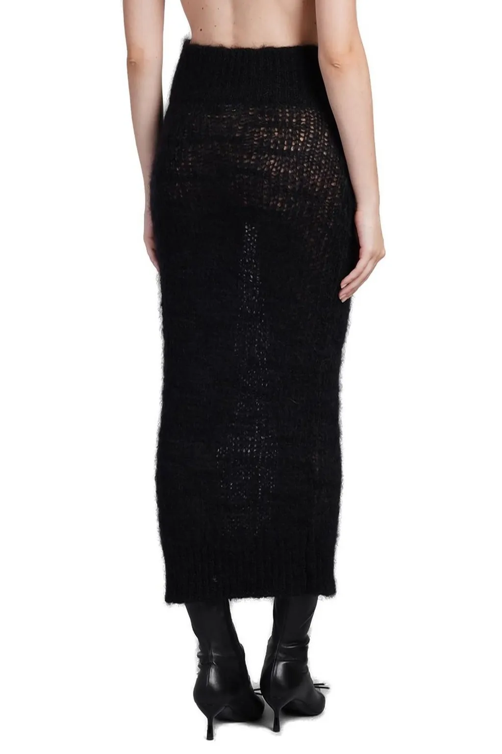 Brushed Knitted Maxi Skirt