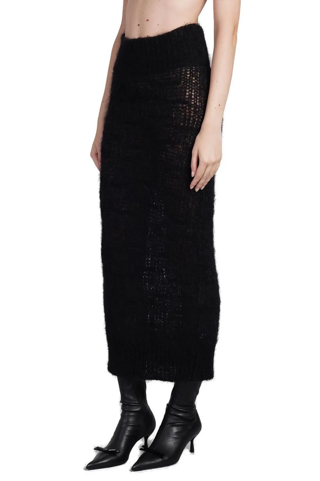 Brushed Knitted Maxi Skirt