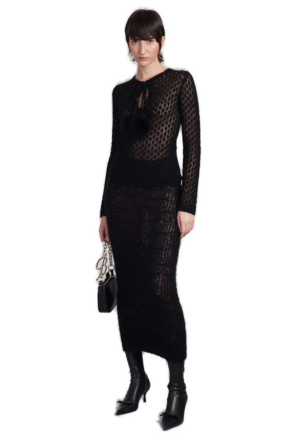 Brushed Knitted Maxi Skirt
