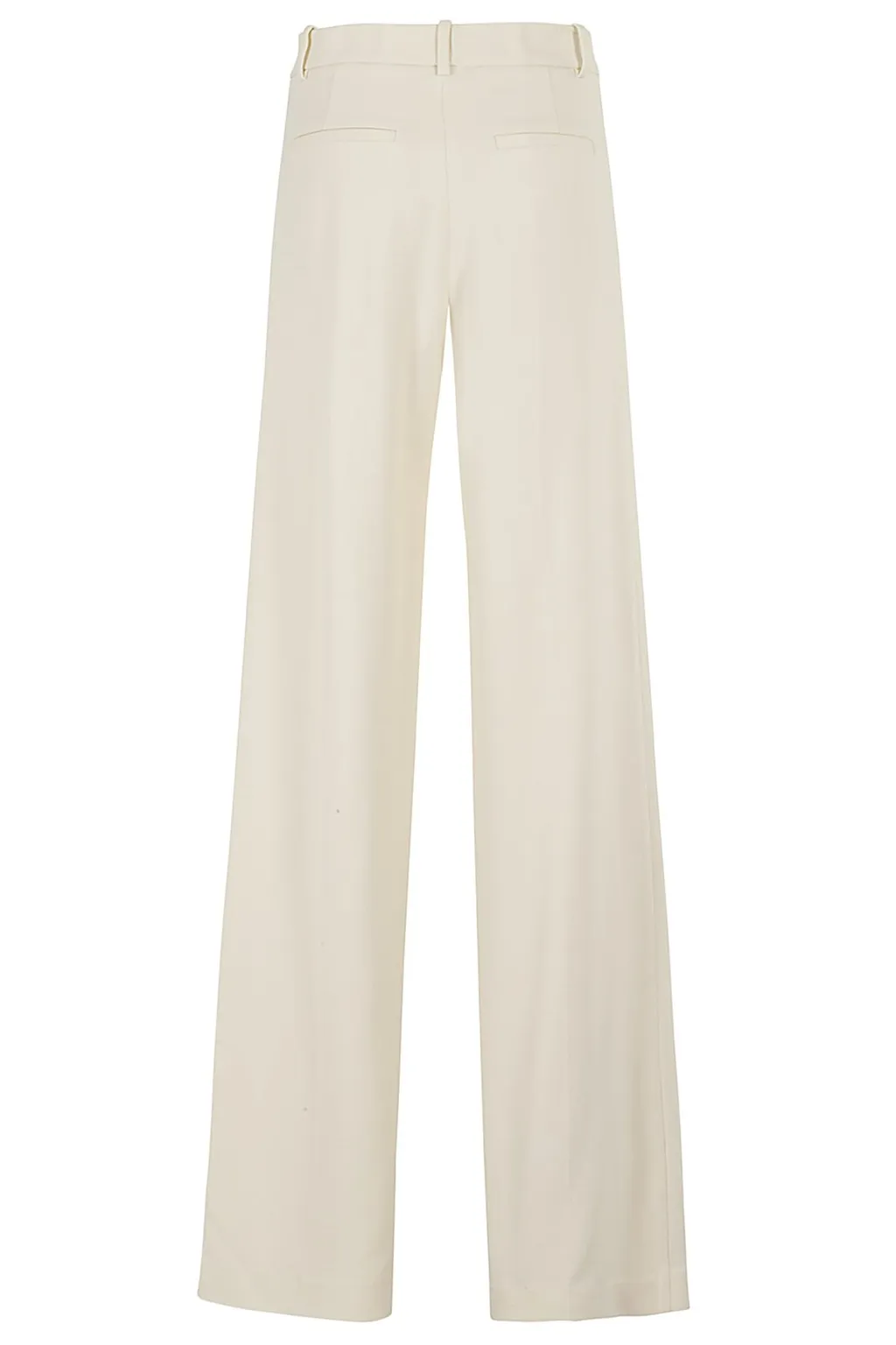Wide-Leg Crepe Trousers