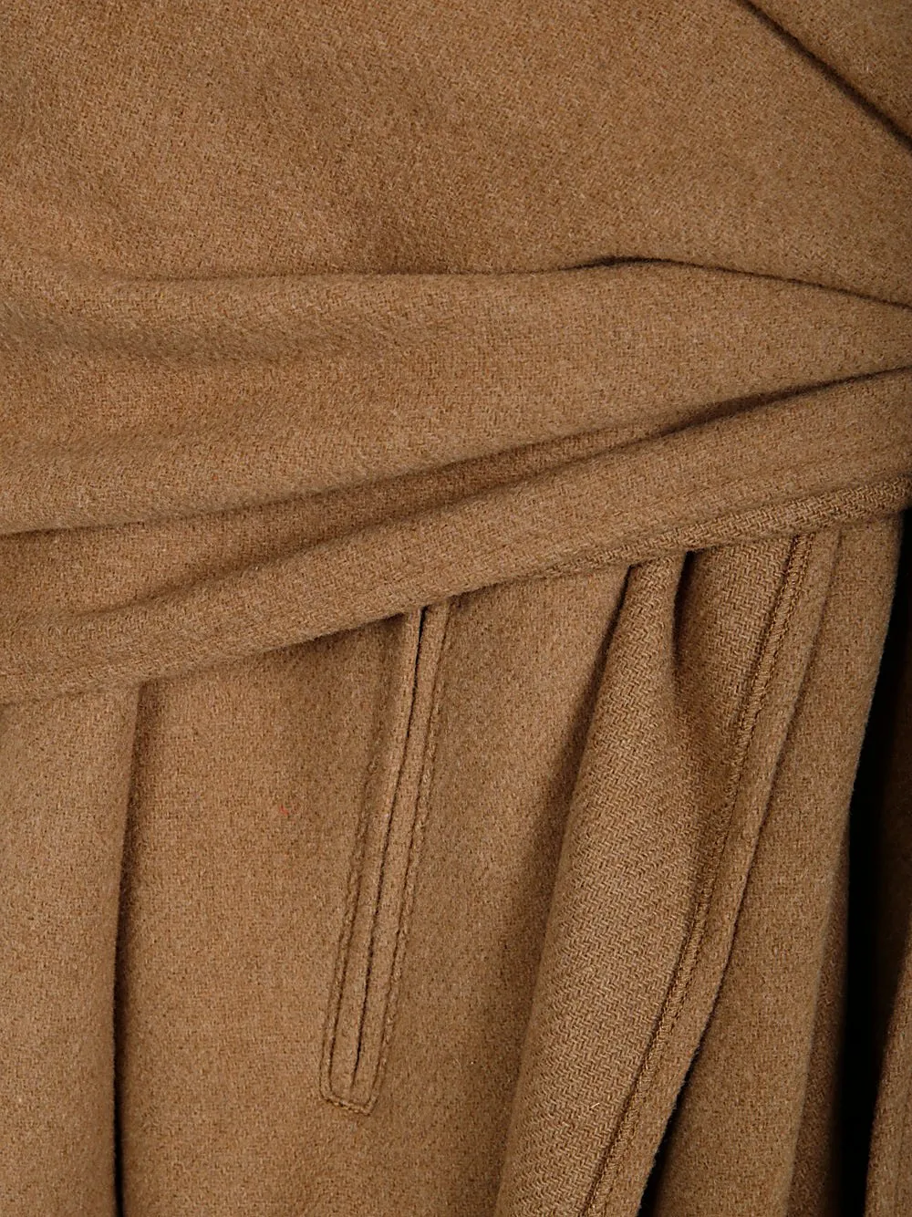 Zipped Felted Bomber Jacket