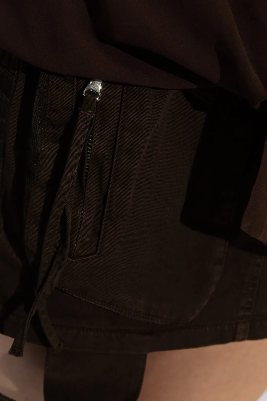 Pocket-Detail Mini Skirt
