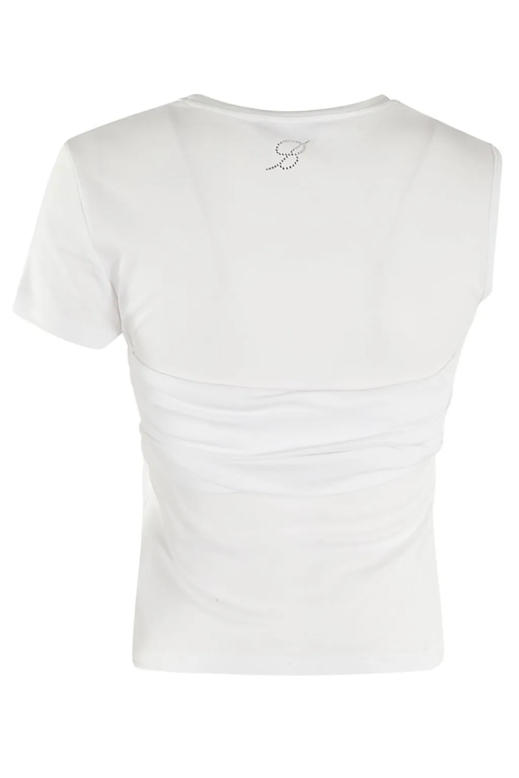 Twist-Detailed Crewneck T-Shirt