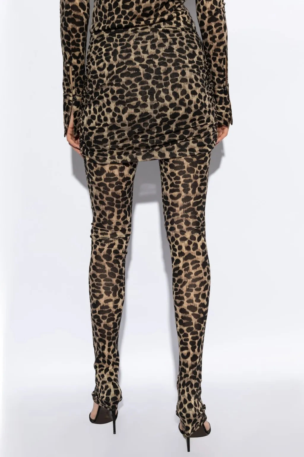 Chic Patterned Slim Pants