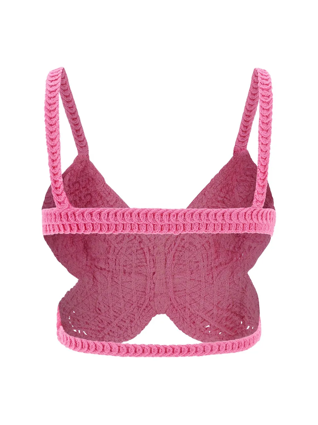 Butterfly Cut-Out Detailed Cropped Top