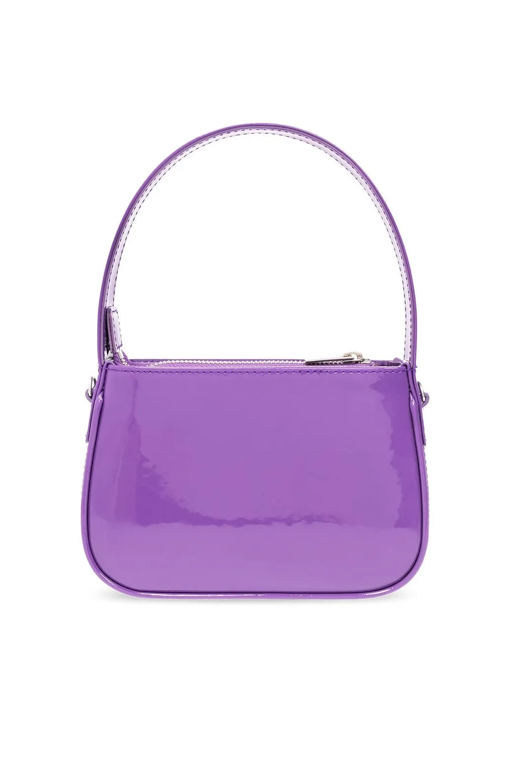 Logo Embellished Zipped Tote Bag