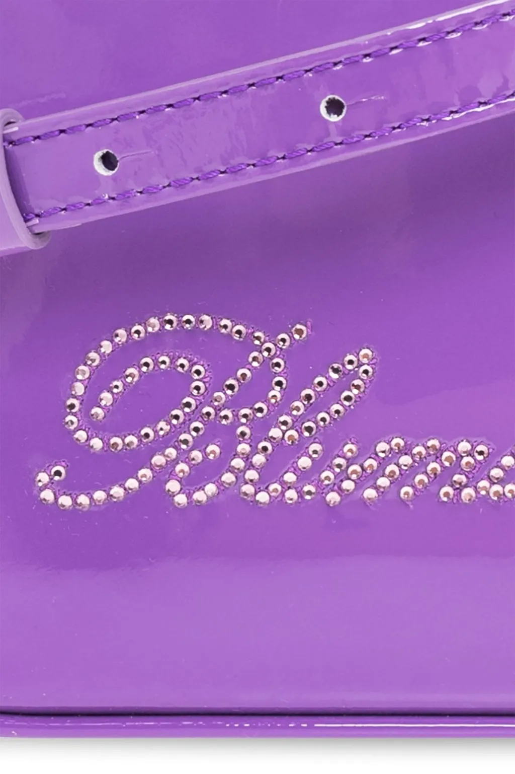 Logo Embellished Zipped Tote Bag