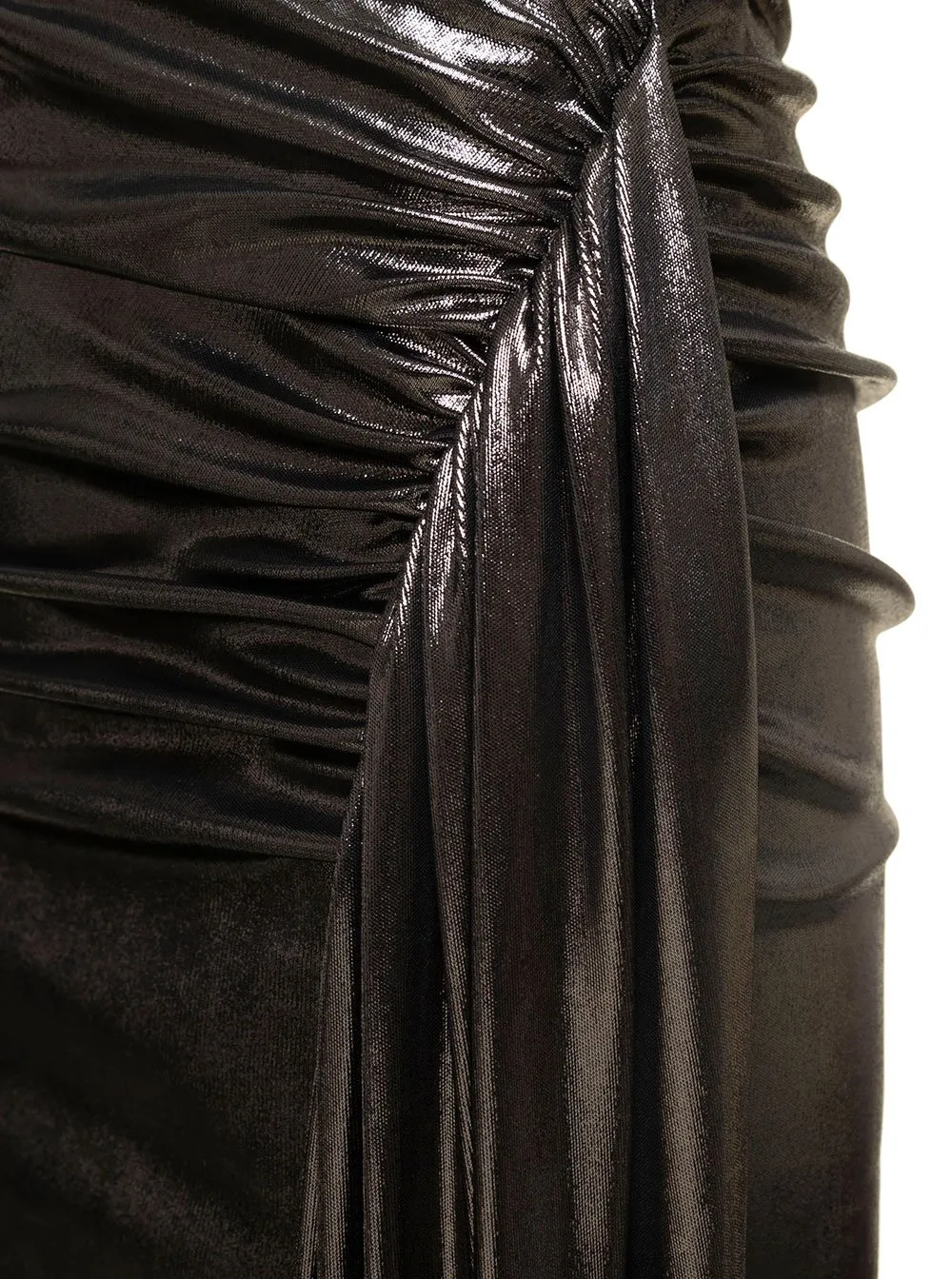 Draped Gather-Detailed Mini Skirt