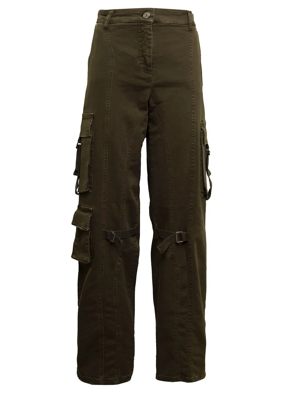 Straight Leg Cargo Trousers