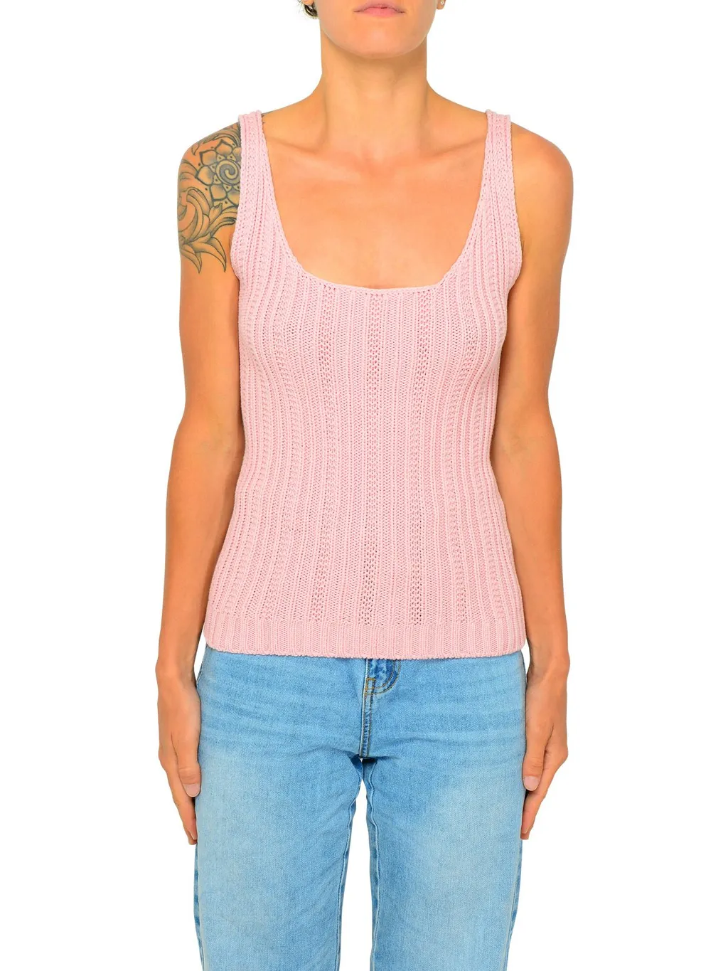Knitted Sleeveless Top
