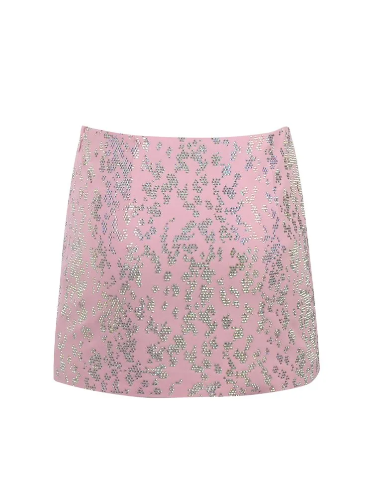 Embroidered Mini Skirt