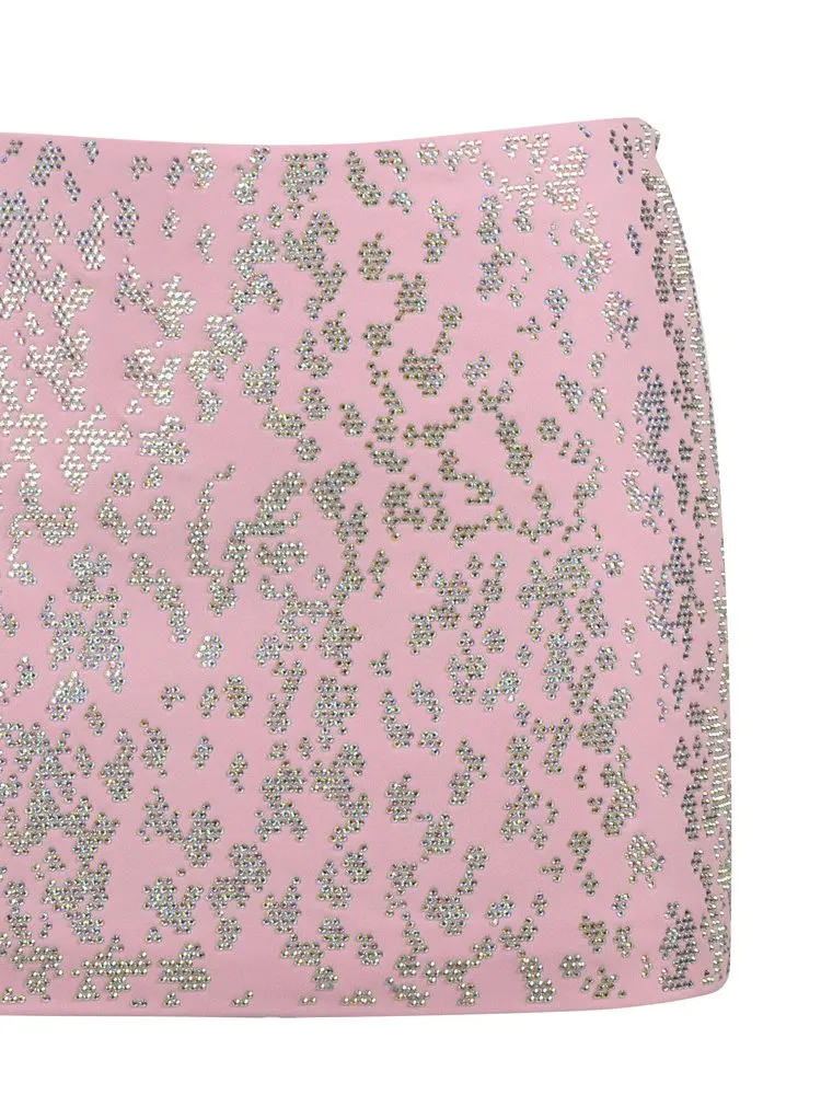 Embroidered Mini Skirt