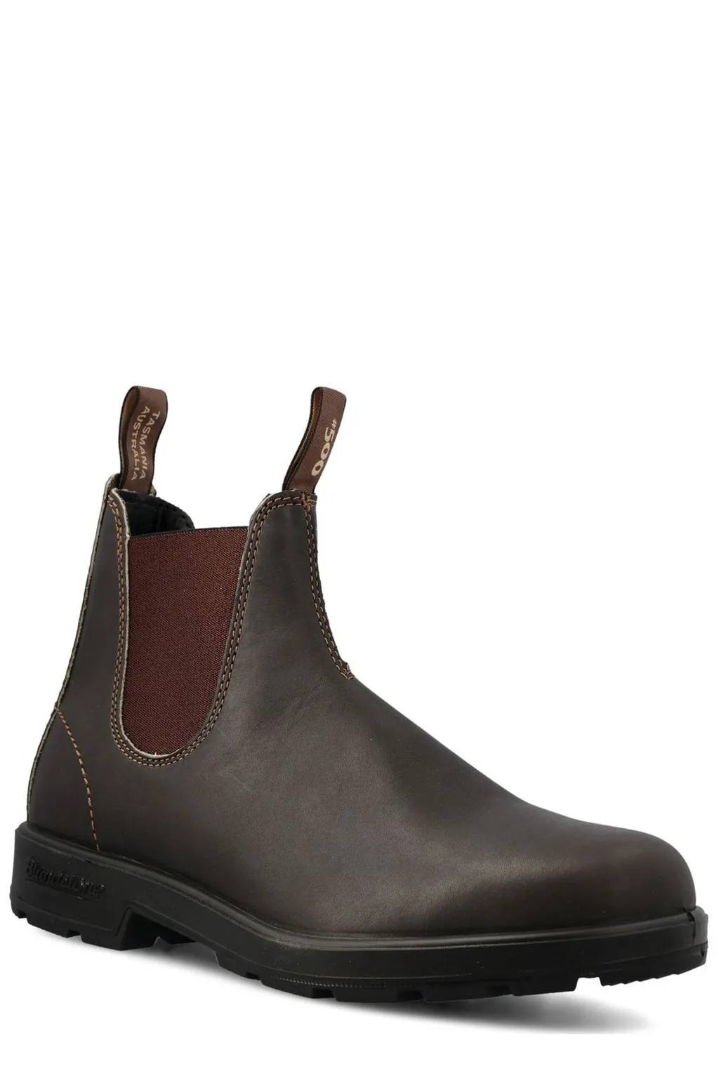 Round-Toe Ankle Boots