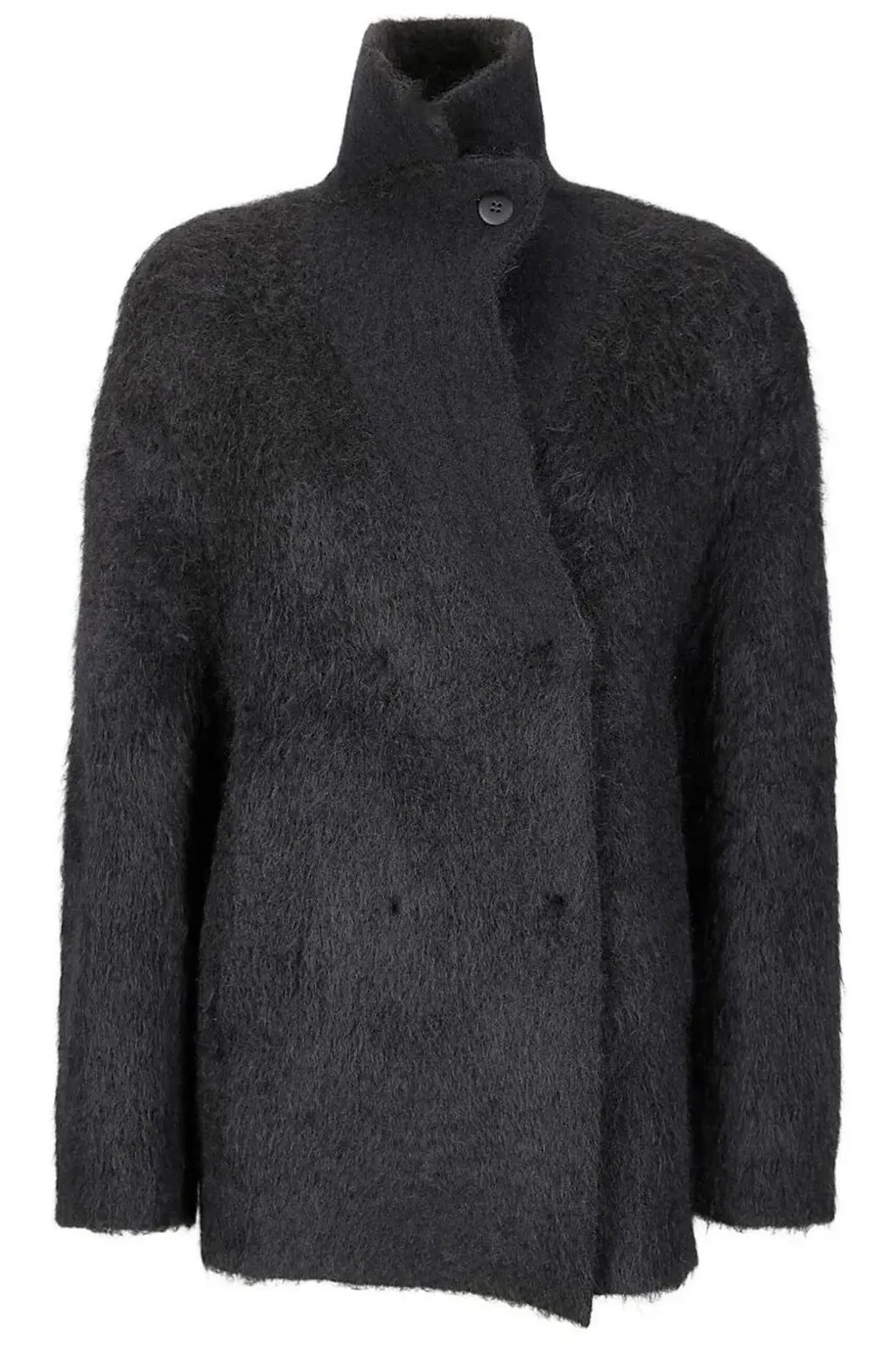 Double-Breasted Fur Jacket