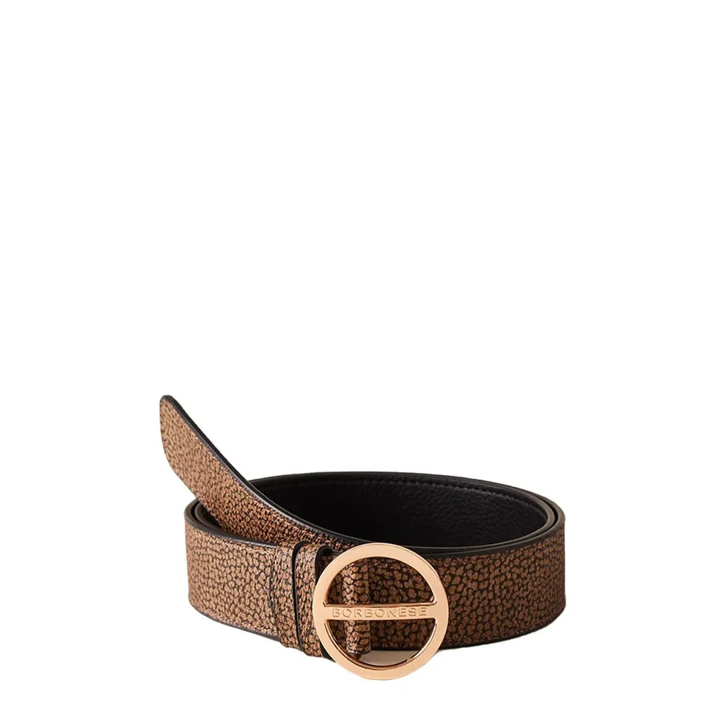 Logo-Engraved Buckle Belt