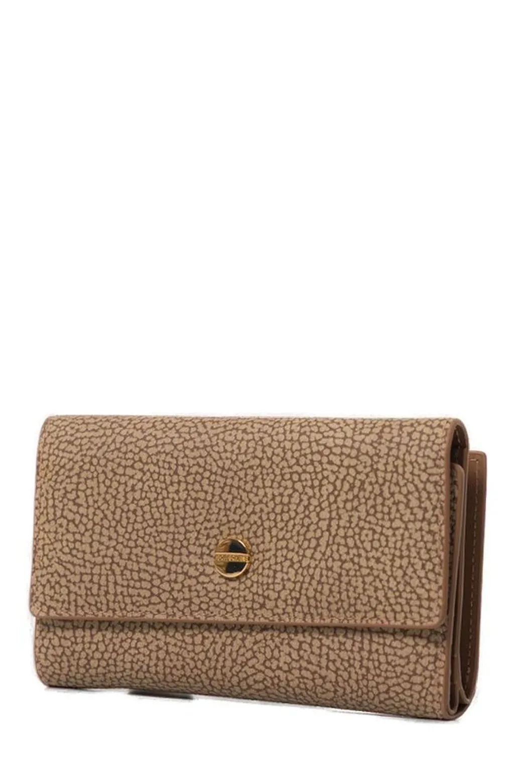 Logo Detail Flap Wallet