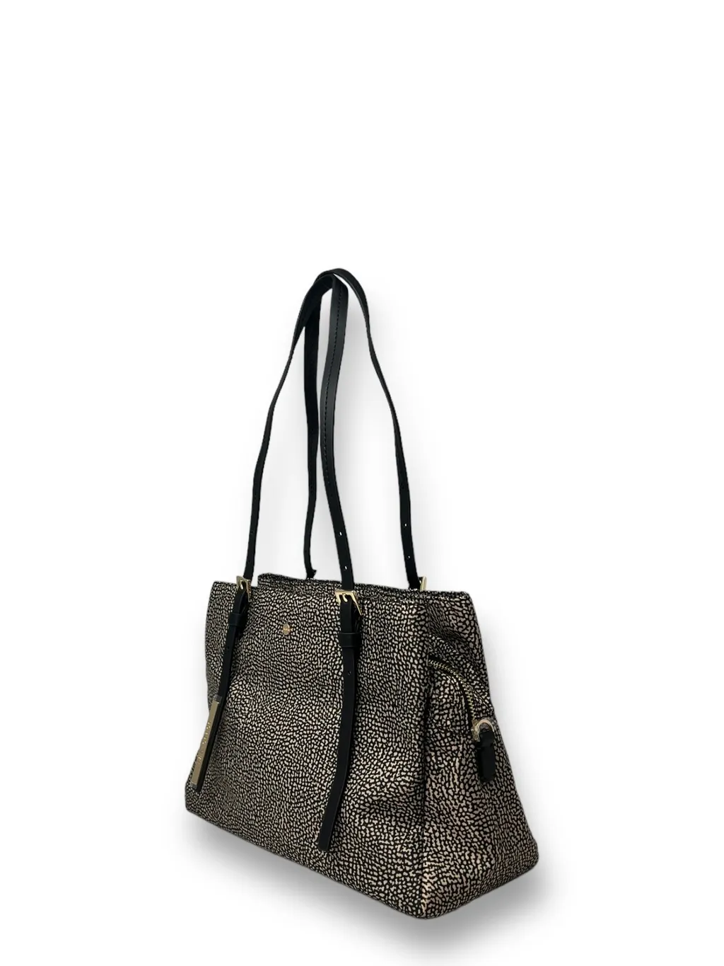 Logo Plaque Medium Shopping Bag