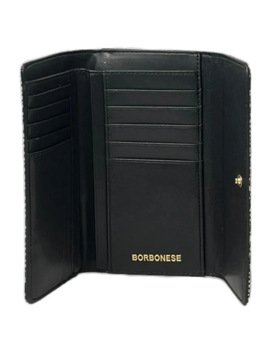 Press Stud Fastened Medium Wallet