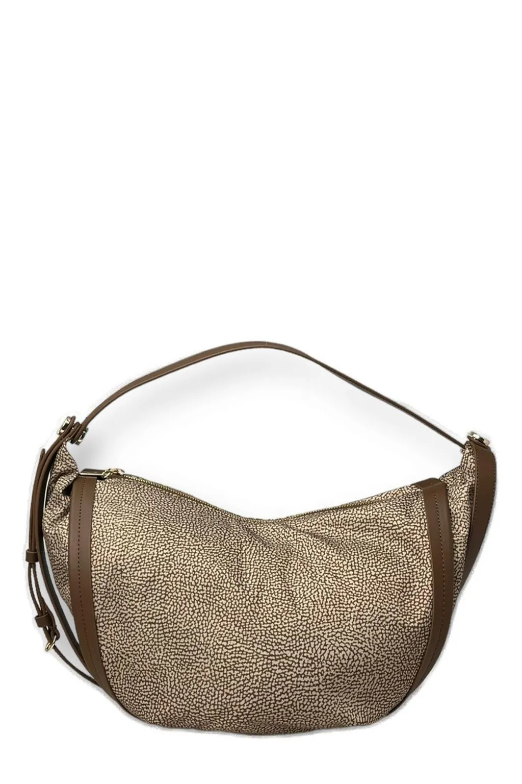 Zip-Up Medium Hobo Bag