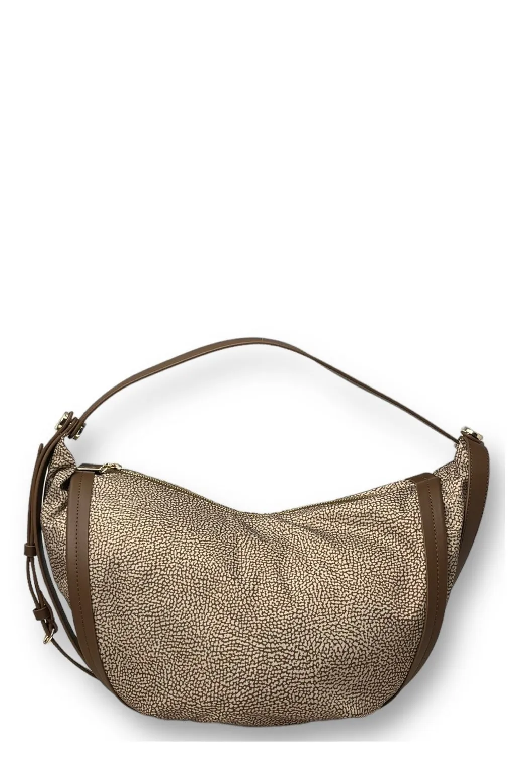 Zip-Up Medium Hobo Bag