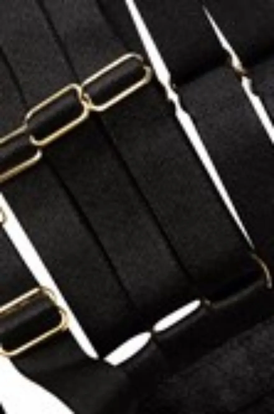 Satin Panel Suspender