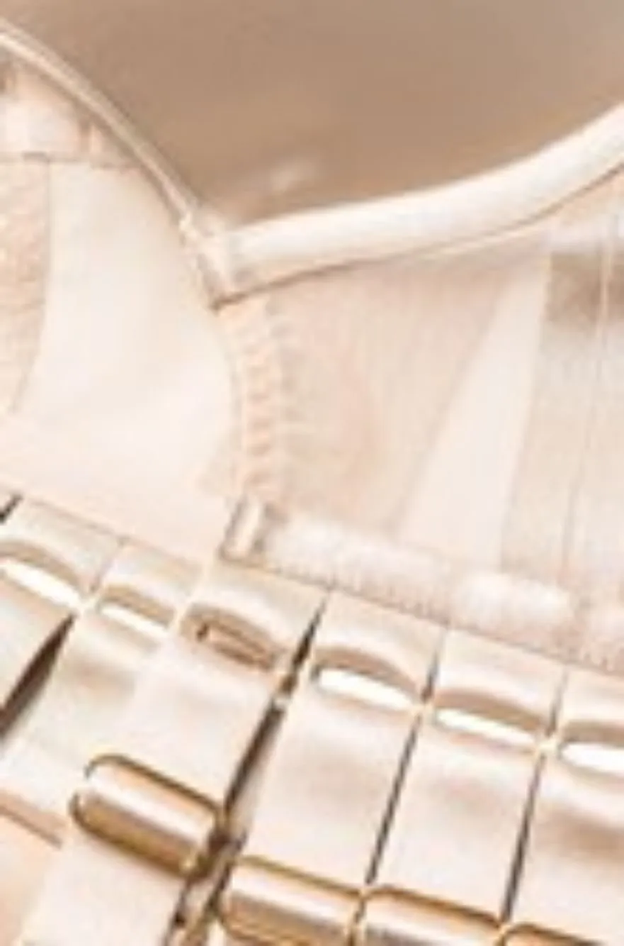 Satin Bow Push-Up Bra