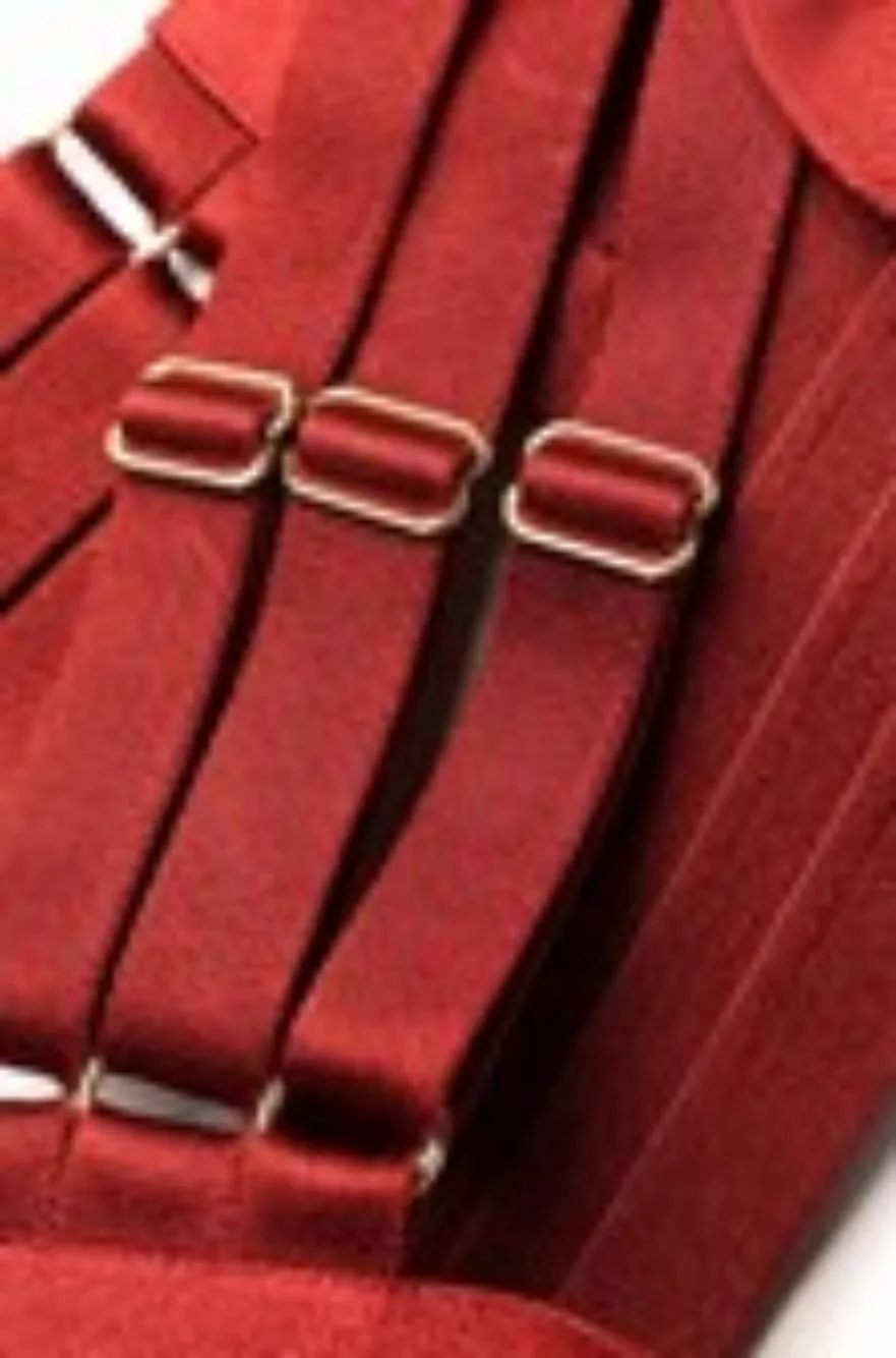 Satin Panel Suspender