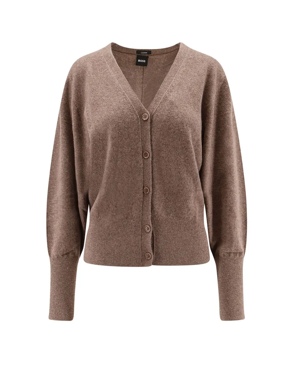 V-Neck Button-Up Cardigan