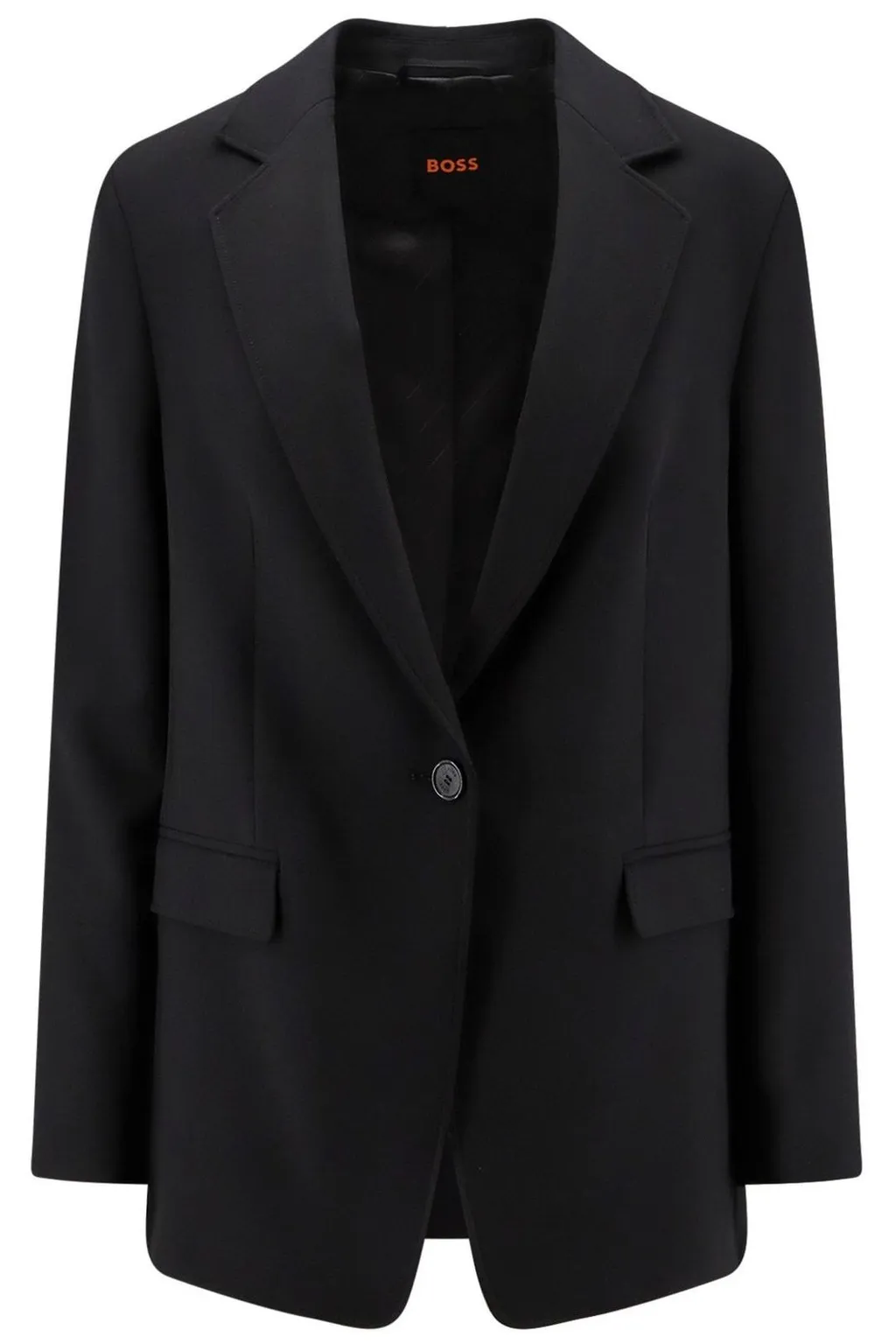 Single-Breasted Long-Sleeved Jacket