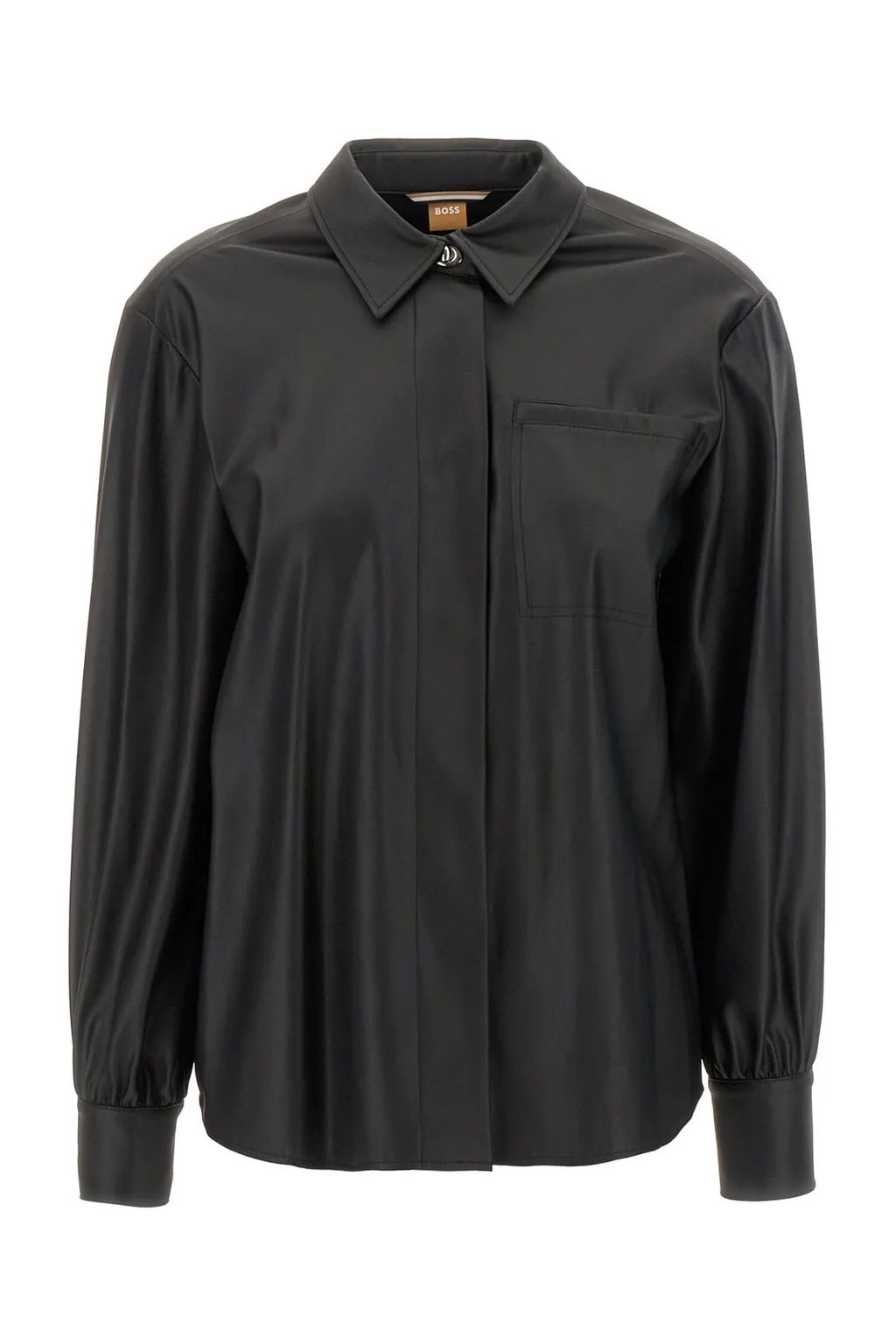 Long Sleeved Concealed Button Shirt