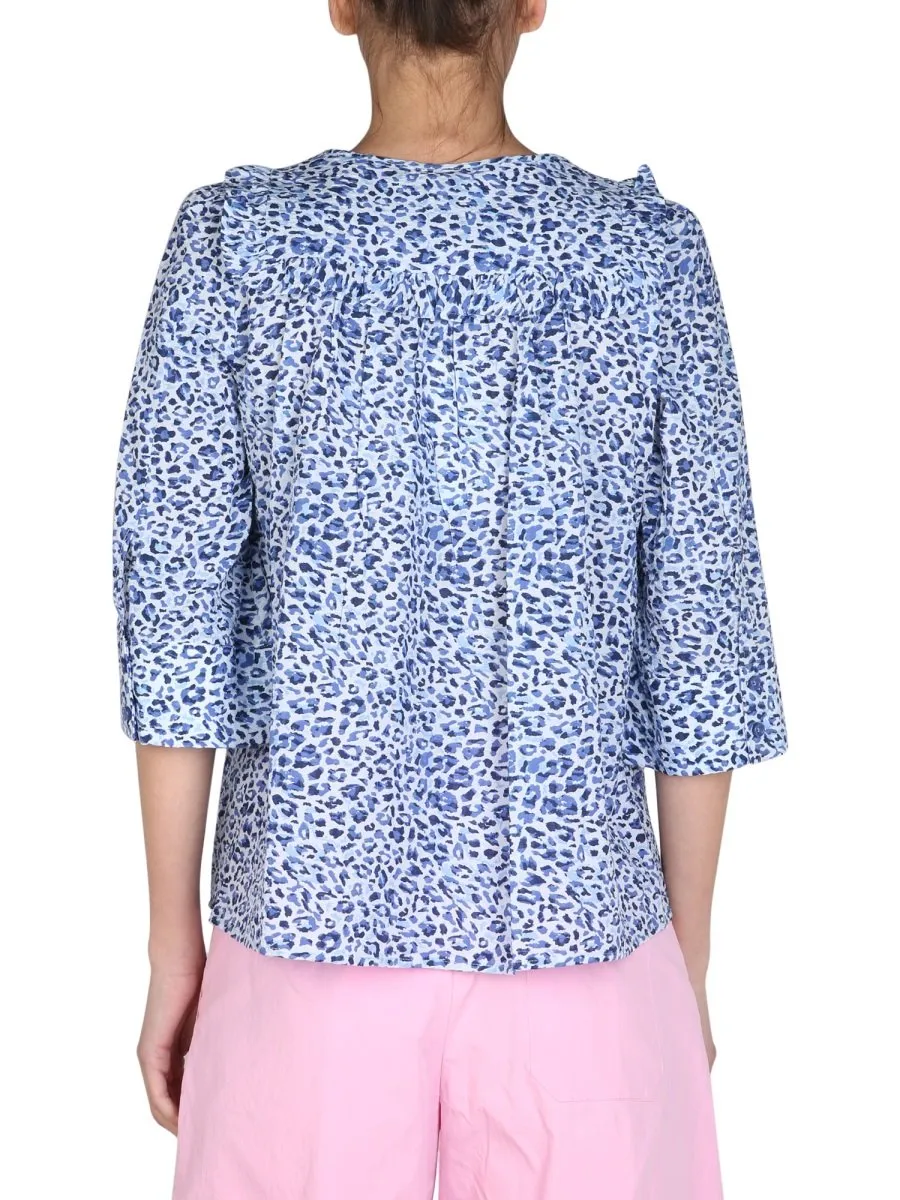 Maple Patterned Blouse