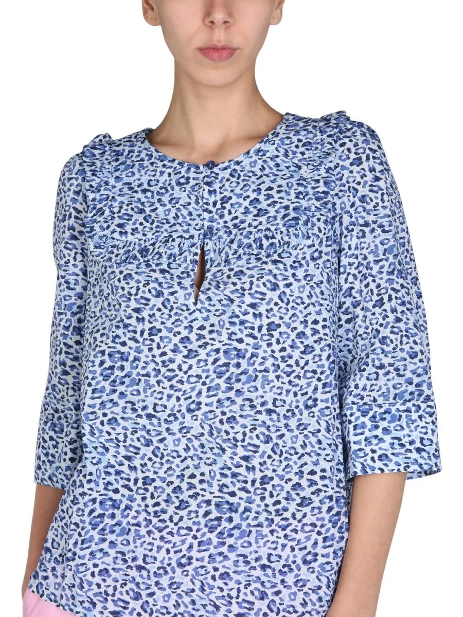 Maple Patterned Blouse