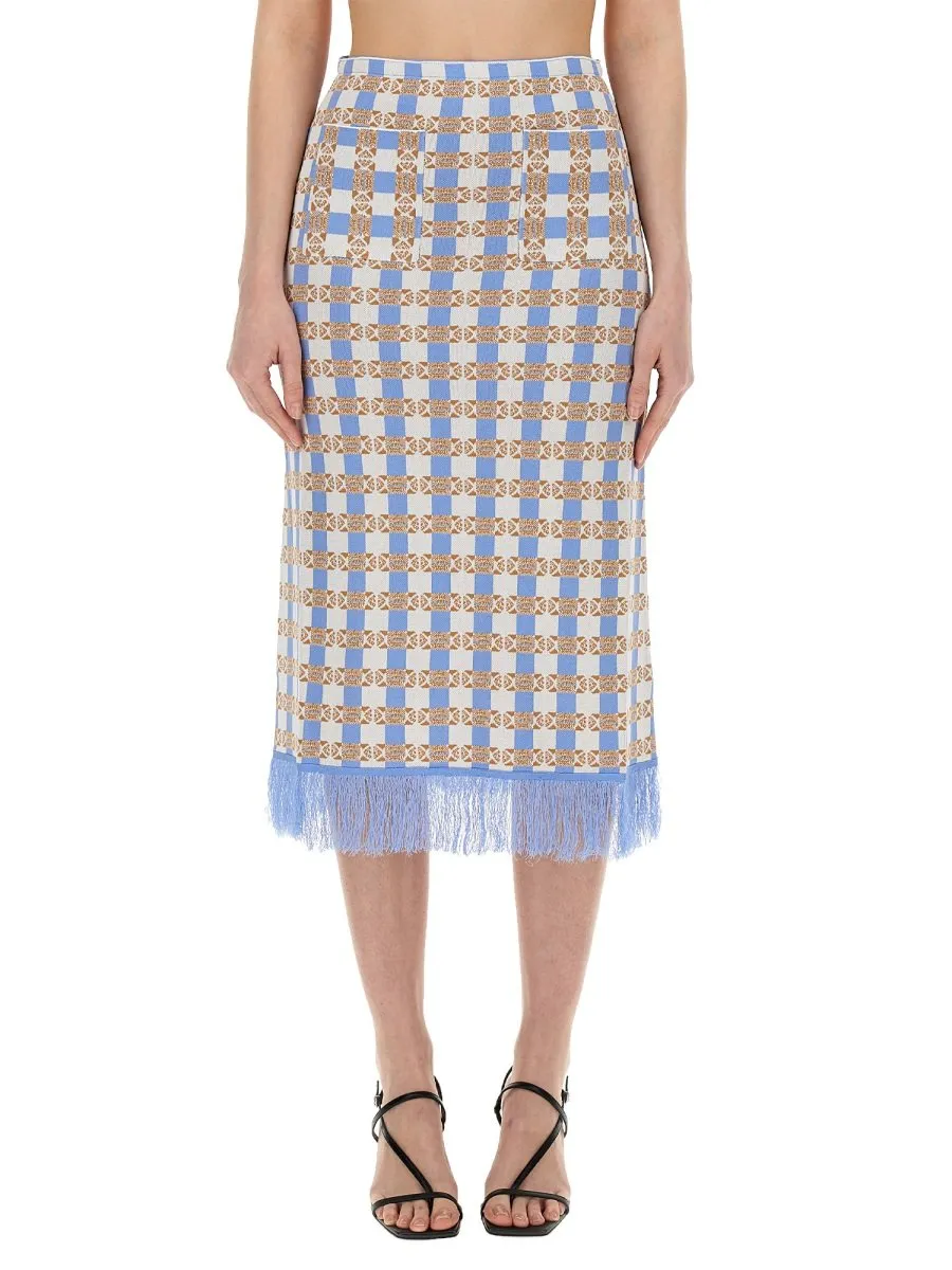 Callis Fringe Skirt