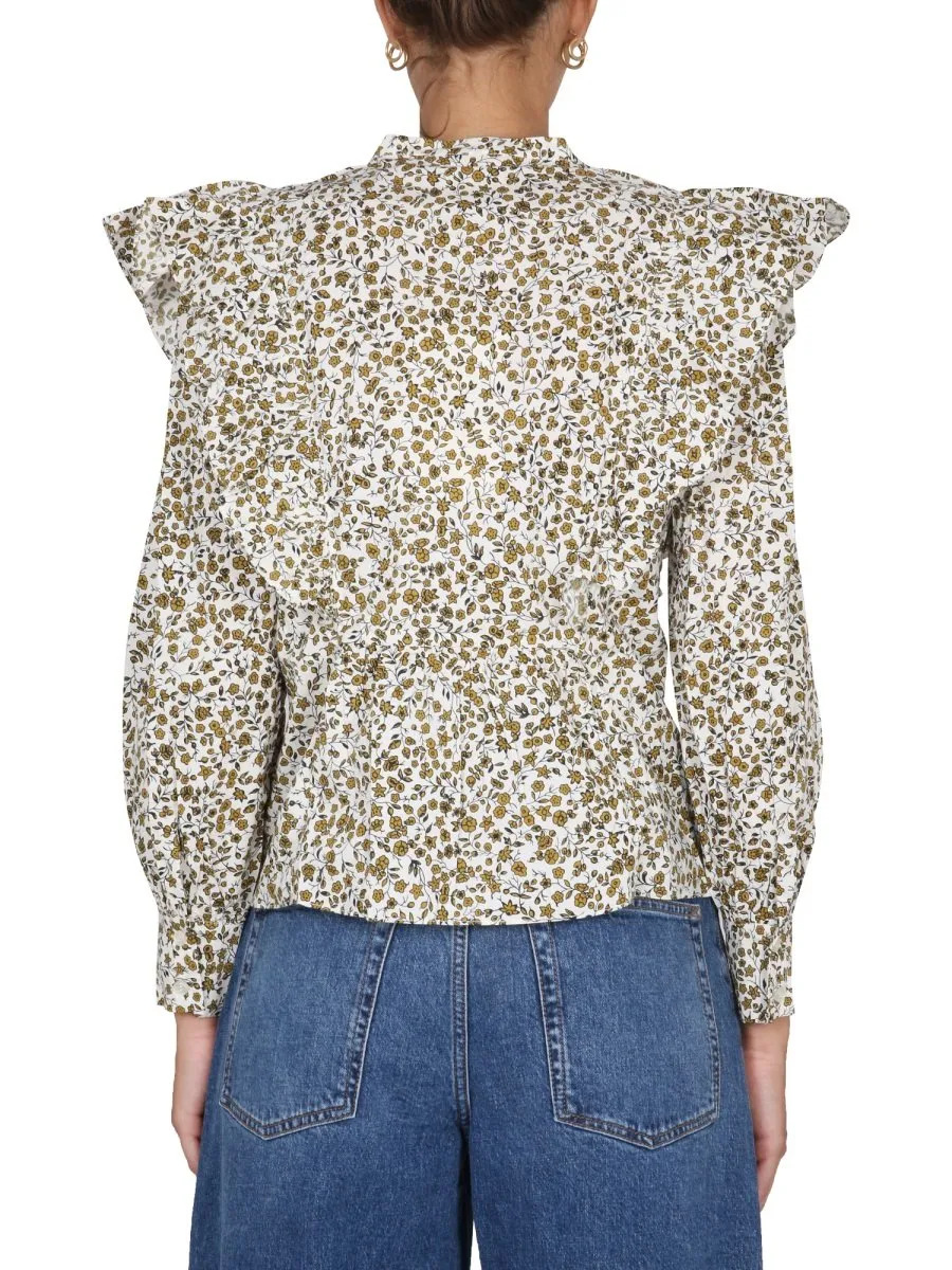 Maeron Ruffle Top