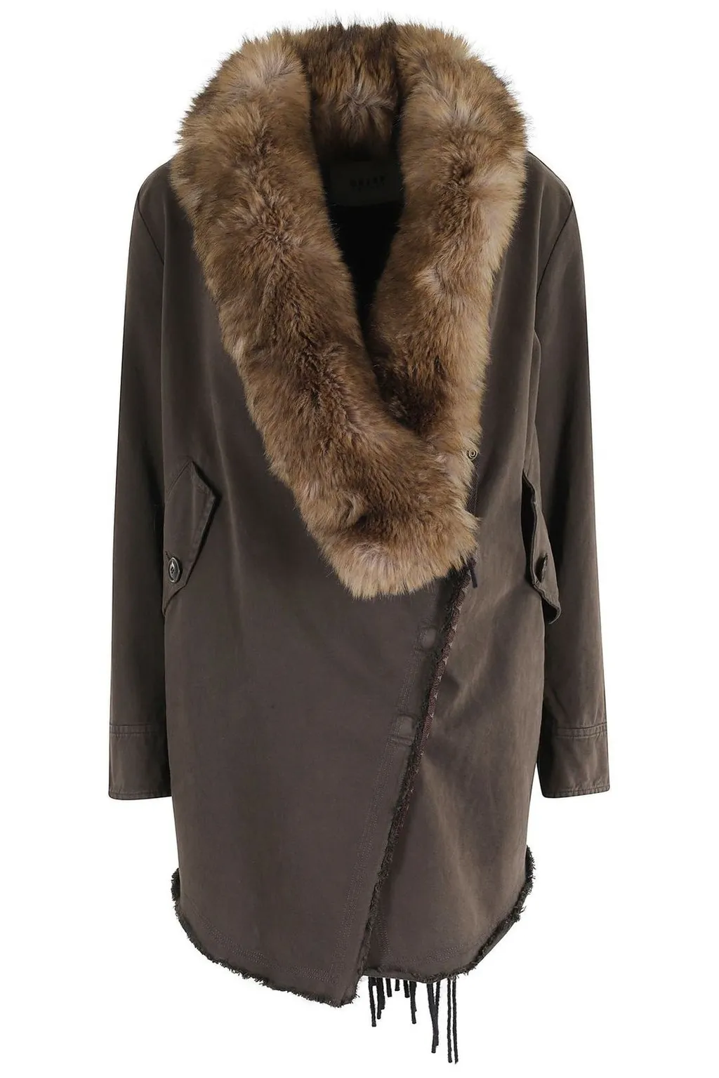 Fur-Trimmed Wool Jacket