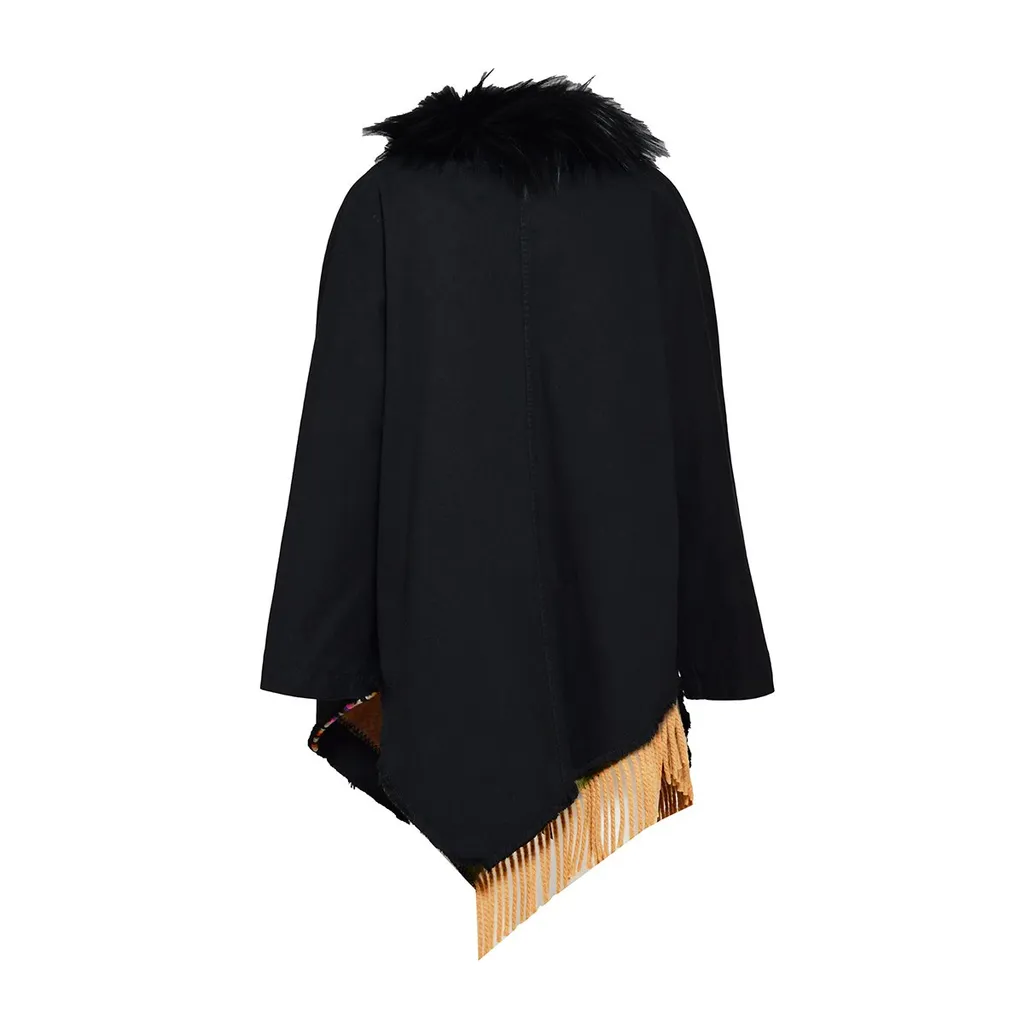 Fur Collared Button-Up Parka