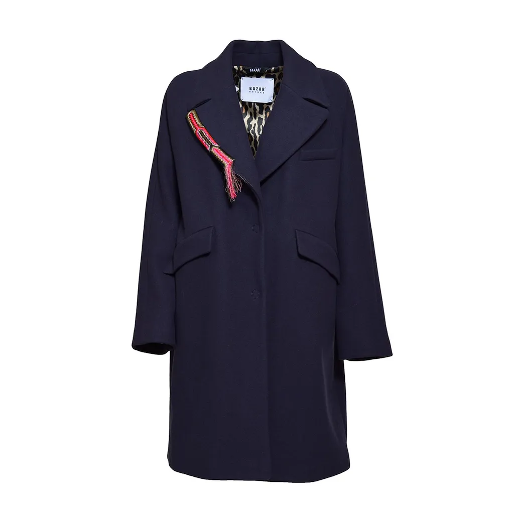 Collared Single-Breasted Coat